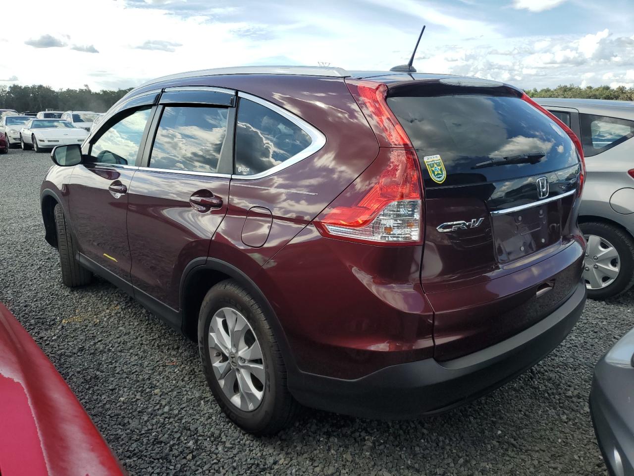 2012 Honda CR-V VIN 5J6RM3H71CL021872 Copart auction photo, water/flood damage thumbnail 2