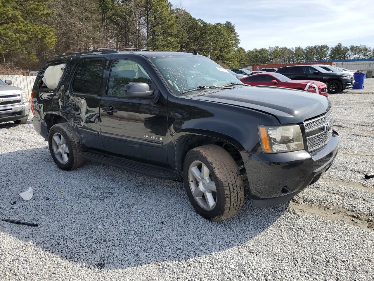 2008 Chevrolet Tahoe VIN 1GNFC13098R222960 Copart auction photo, side damage thumbnail 4