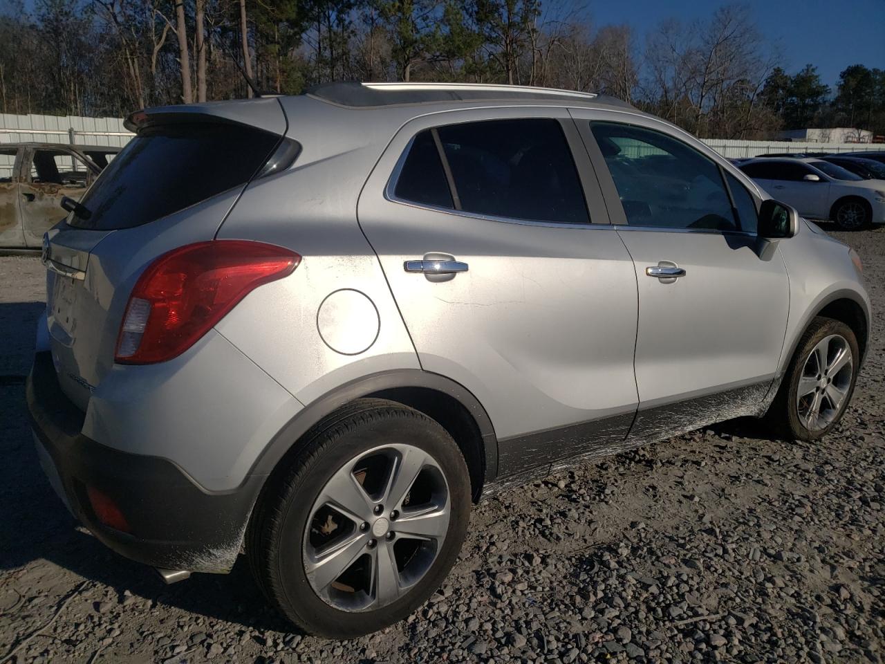 2013 Buick Encore VIN KL4CJBSB3DB073890 Copart auction photo, front end damage thumbnail 3