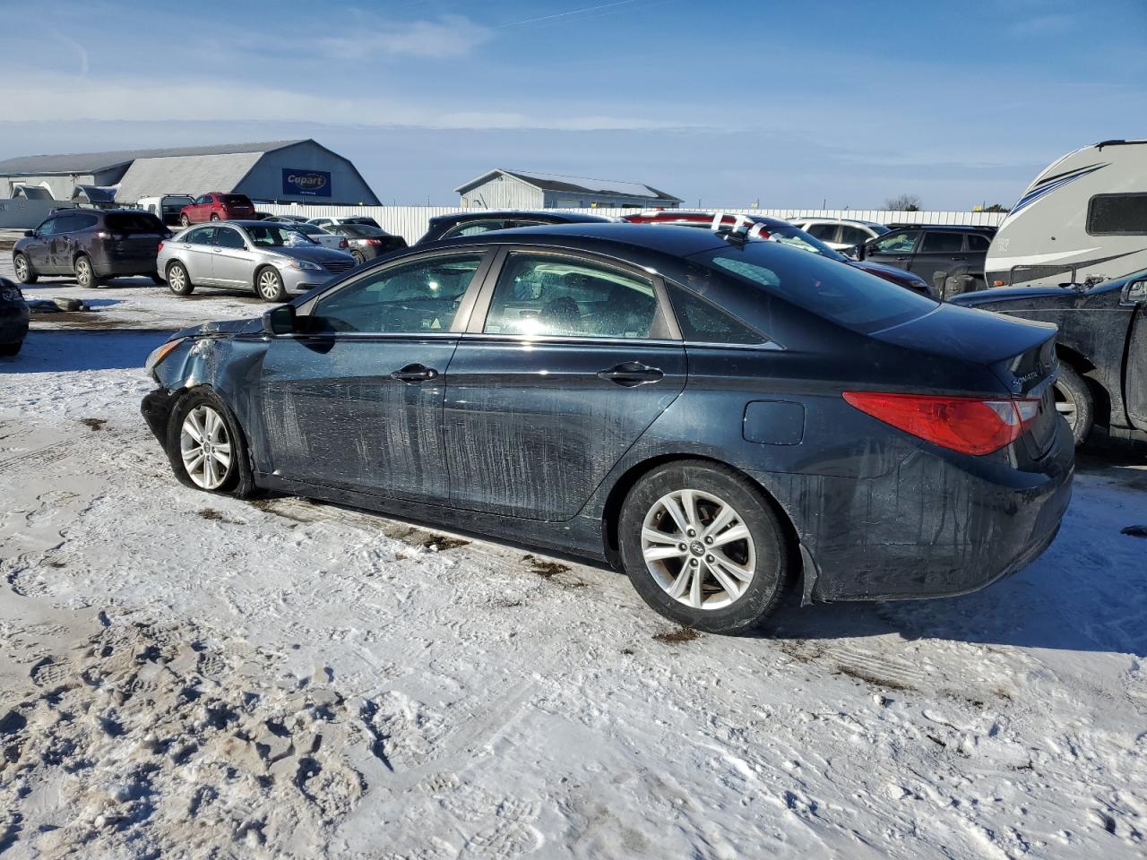 2012 Hyundai Sonata VIN 5NPEB4AC7CH466953 Copart auction photo, front end damage thumbnail 2