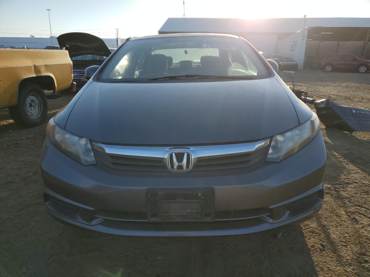 2012 Honda Civic VIN 19XFB2F81CE390194 Copart auction photo, rear end damage thumbnail 5