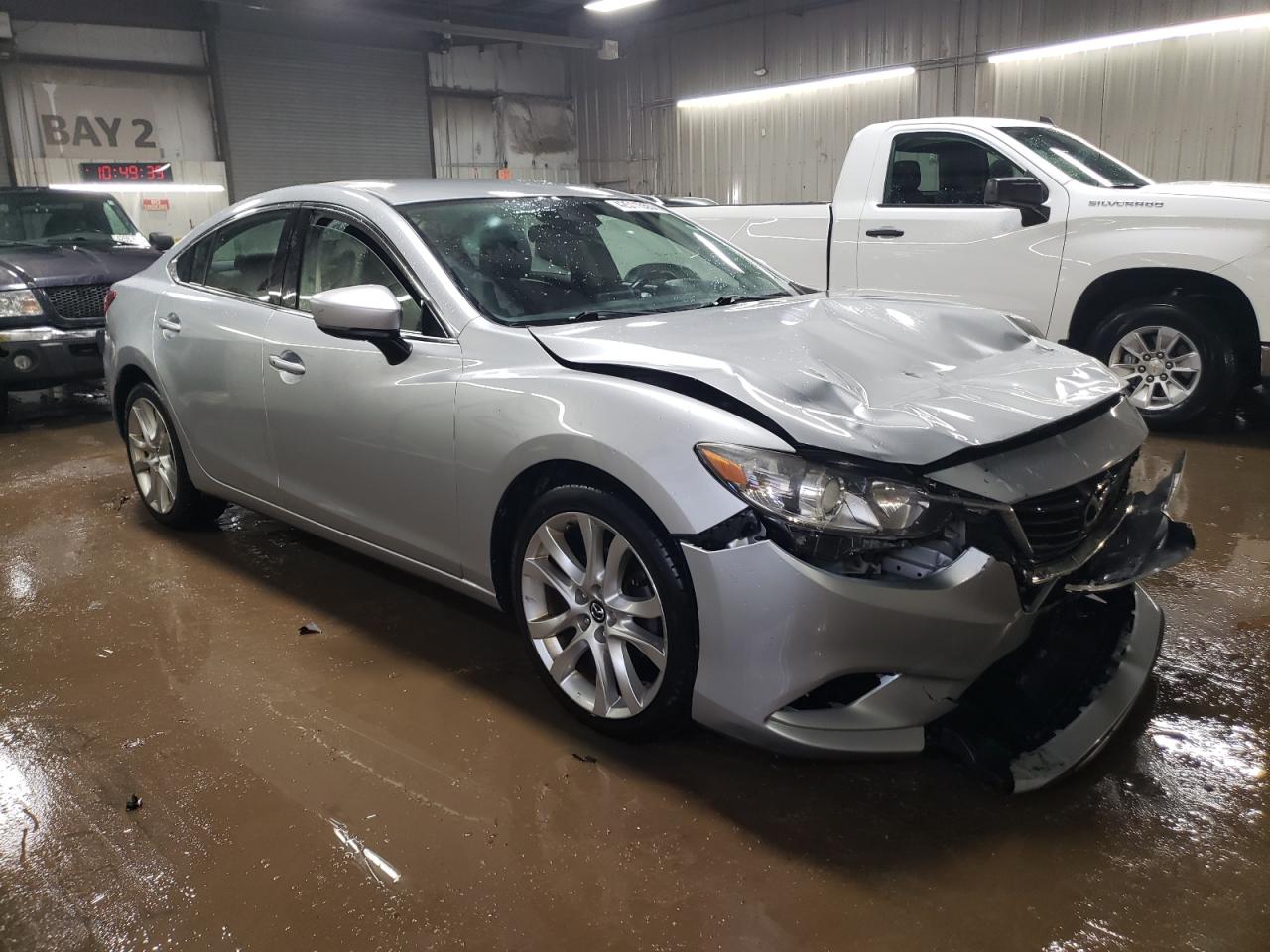 2017 Mazda 6 VIN JM1GL1V55H1131706 Copart auction photo, front end damage thumbnail 4