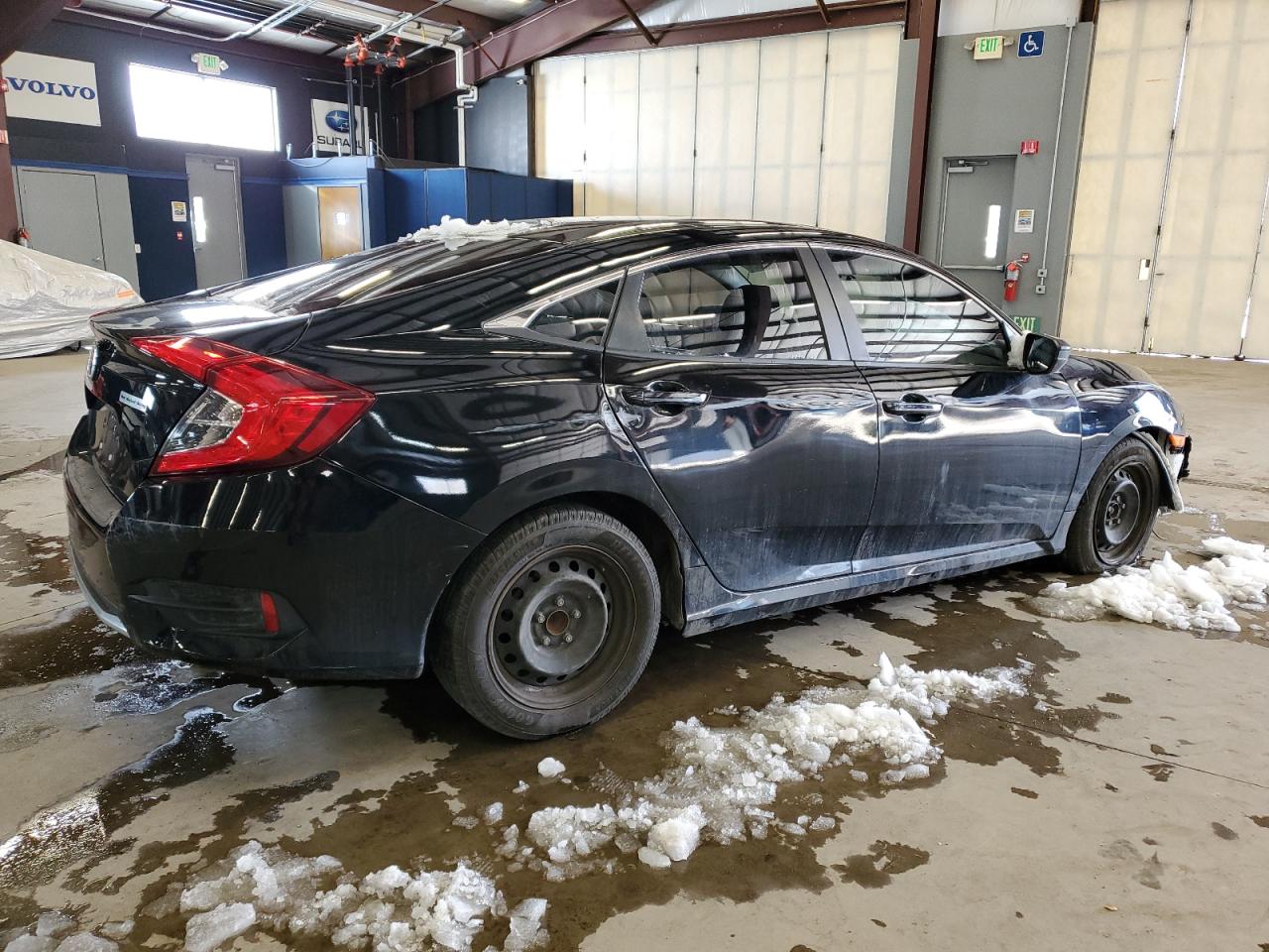 2019 Honda Civic VIN 2HGFC2F61KH525366 Copart auction photo, all over damage thumbnail 3