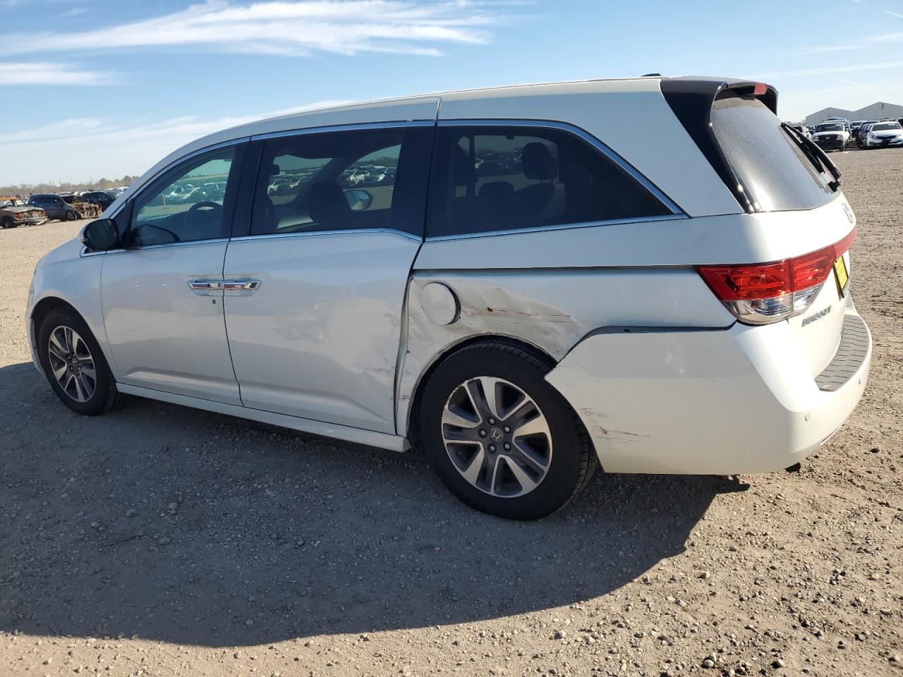 2014 Honda Odyssey VIN 5FNRL5H92EB008172 Copart auction photo, side damage thumbnail 2