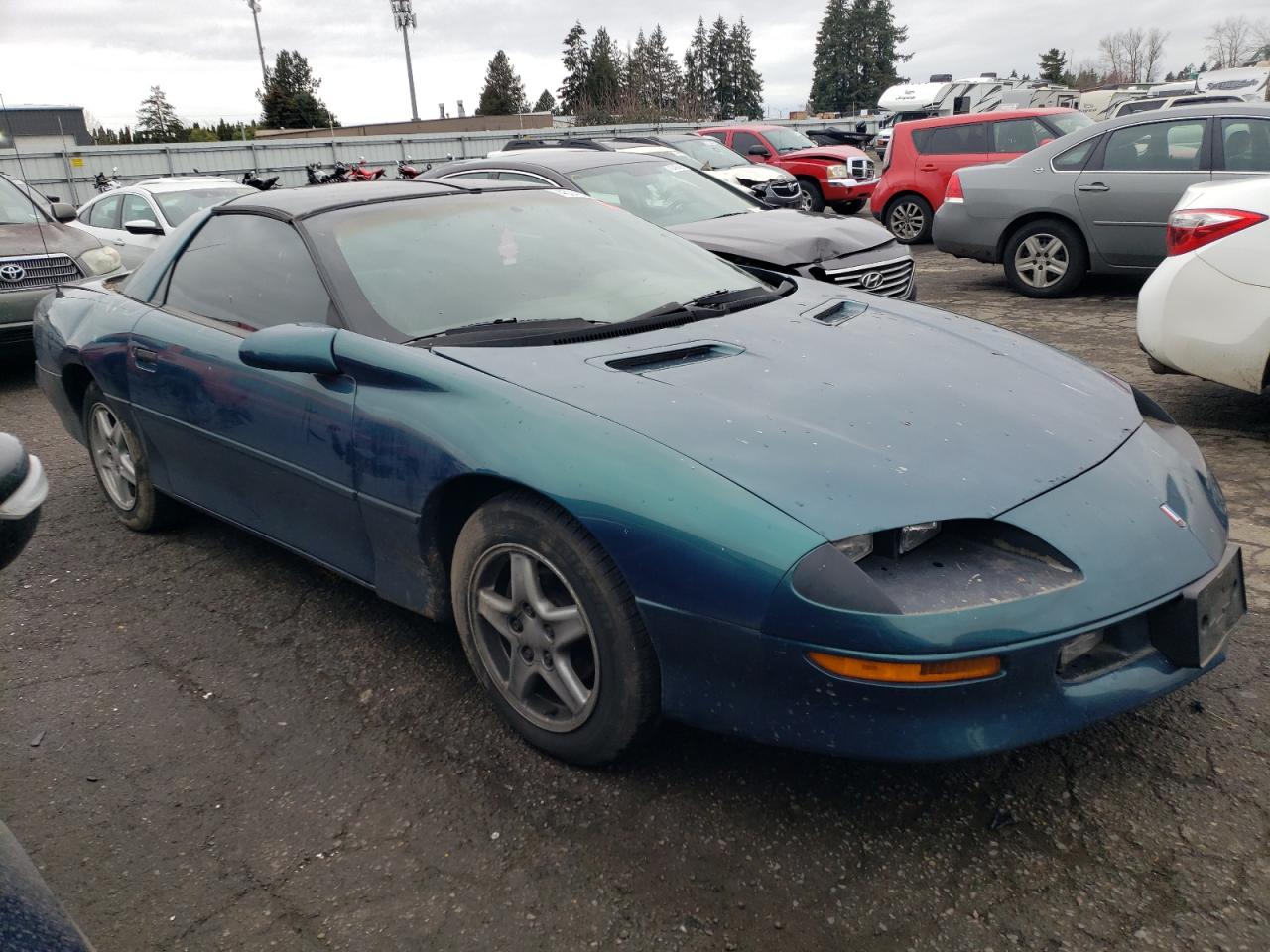 1997 Chevrolet Camaro VIN 2G1FP22K2V2110191 Copart auction photo, rear end damage thumbnail 4