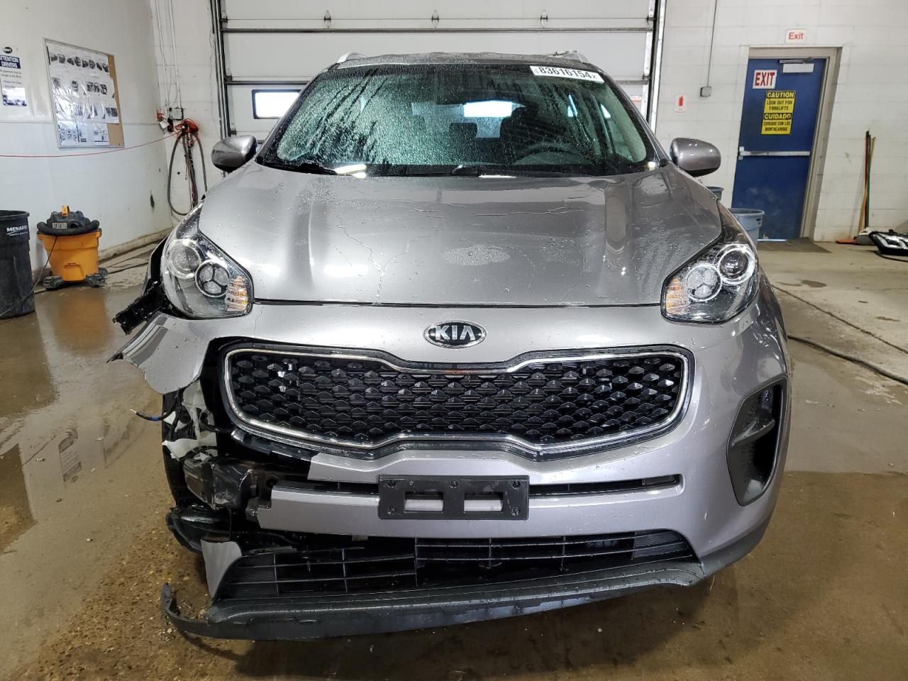 2019 KIA Sportage VIN KNDPM3AC0K7504765 Copart auction photo, front end / vandalism damage thumbnail 5