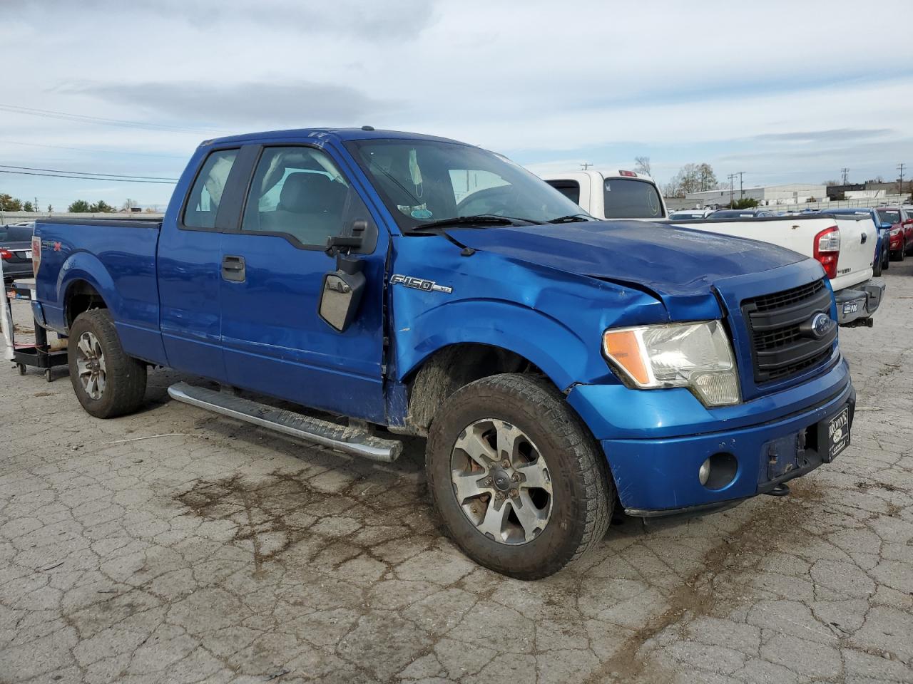 2013 Ford F-150 VIN 1FTFX1EF6DFA28168 Copart auction photo, rollover damage thumbnail 4