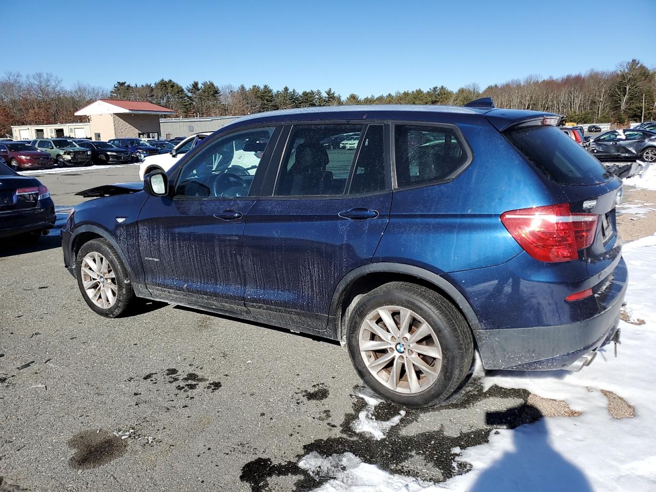 2014 BMW X3 VIN 5UXWX9C5XE0D36264 Copart auction photo, front end / minor dent/scratches damage thumbnail 2