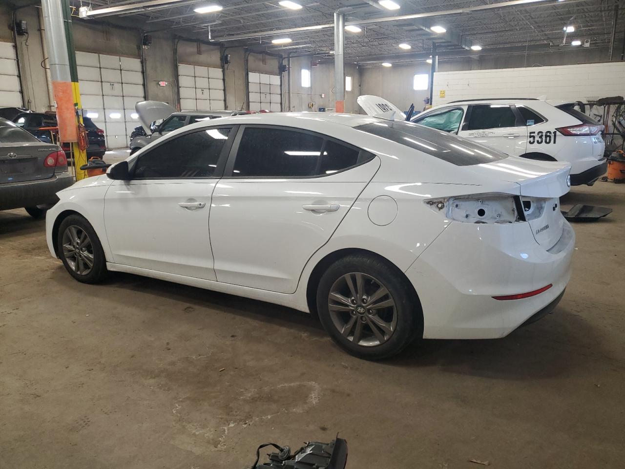 2017 Hyundai Elantra VIN 5NPD84LF2HH009315 Copart auction photo, mechanical damage thumbnail 2