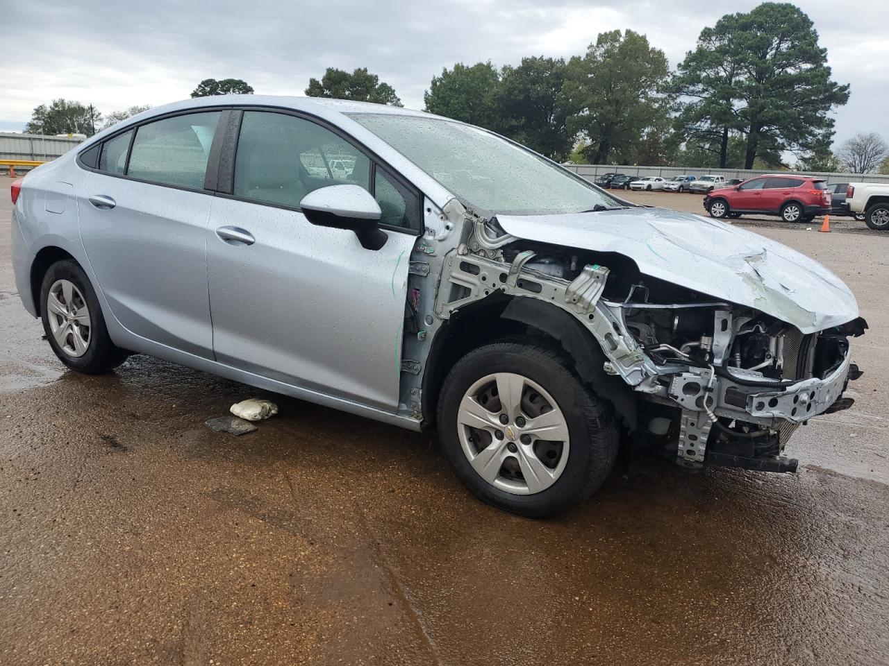 2018 Chevrolet Cruze VIN 1G1BC5SM1J7197663 Copart auction photo, front end / mechanical damage thumbnail 4