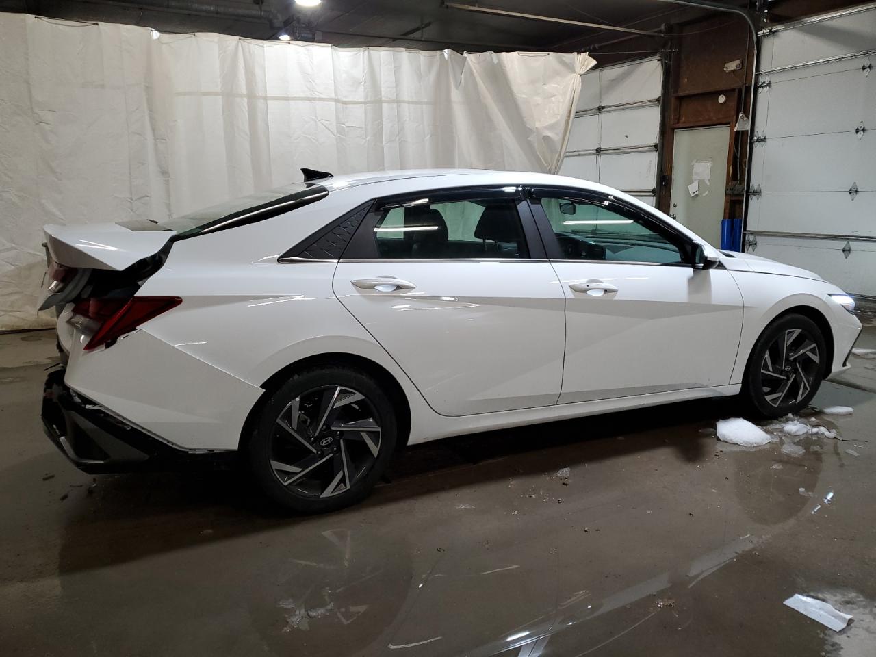 2024 Hyundai Elantra VIN KMHLS4DG4RU676717 Copart auction photo, front end / rear end damage thumbnail 3