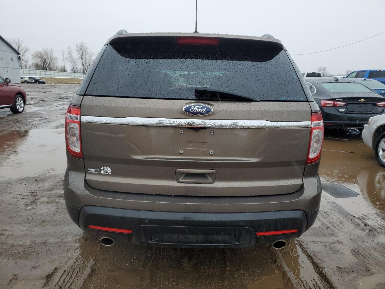 2015 Ford Explorer VIN 1FM5K7F81FGB21783 Copart auction photo, side damage thumbnail 6