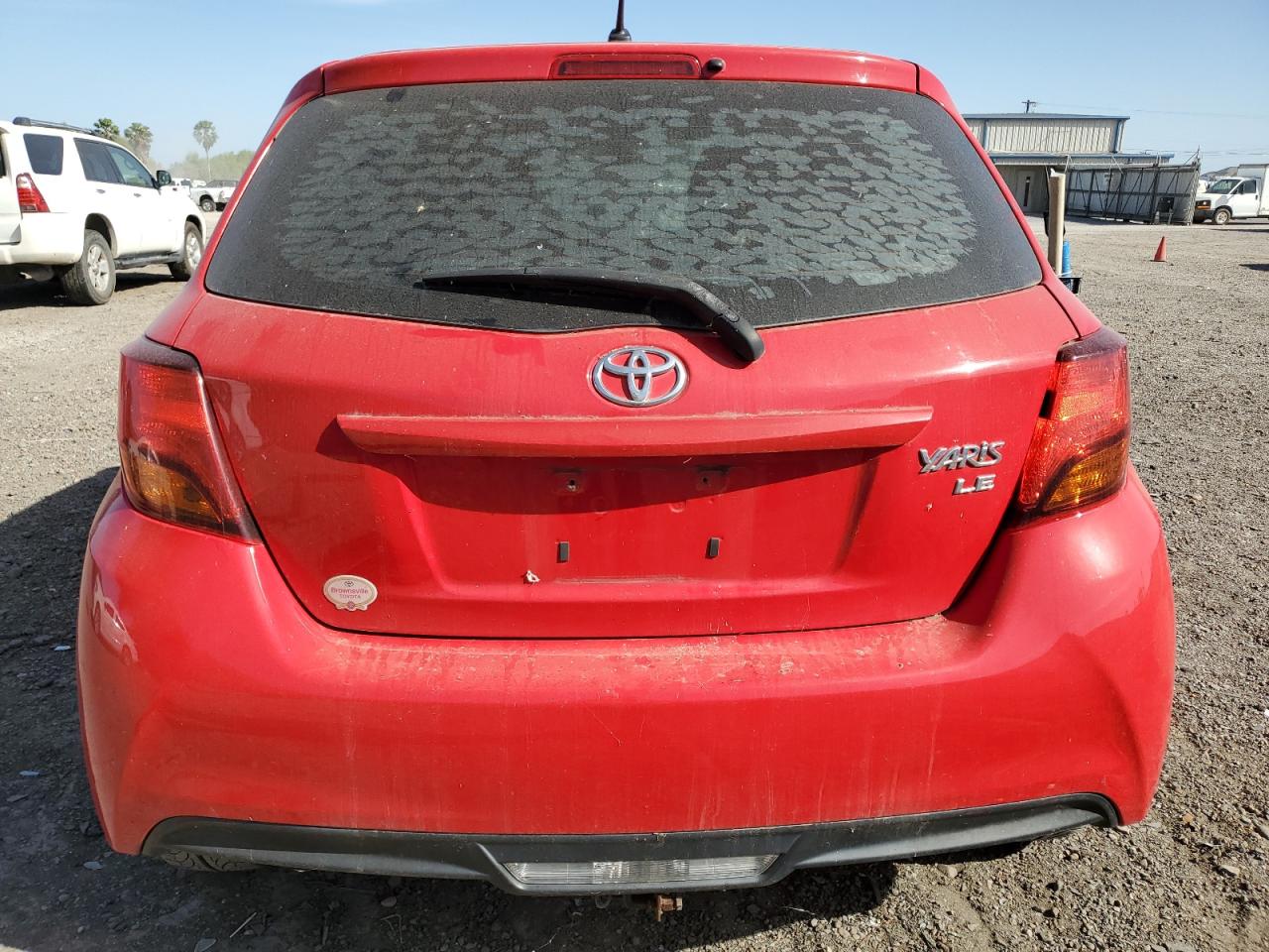 2015 Toyota Yaris VIN VNKKTUD30FA033893 Copart auction photo, front end damage thumbnail 6