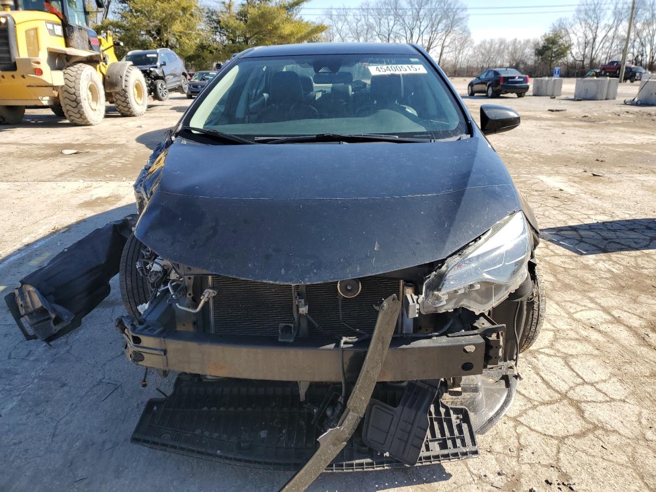 2017 Toyota Corolla VIN 5YFBURHE6HP654147 Copart auction photo, front end / side damage thumbnail 5