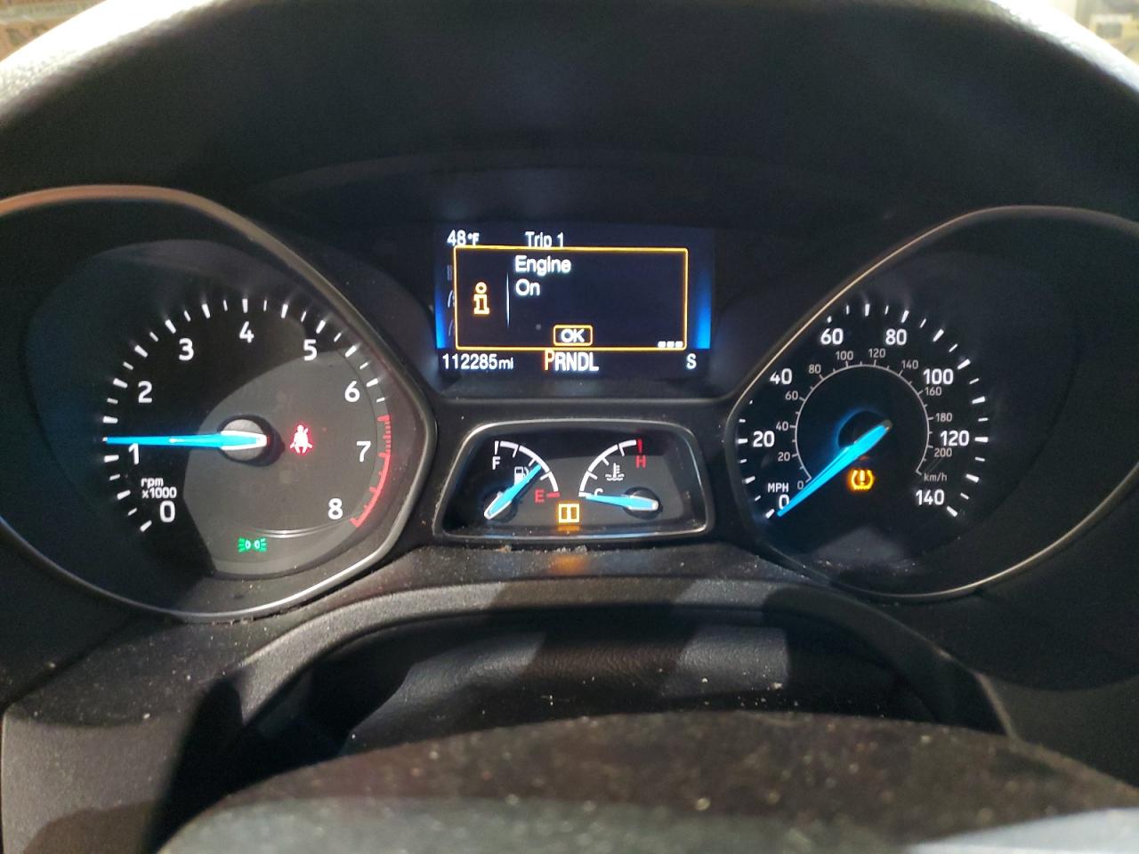 2017 Ford Focus VIN 1FADP3K24HL321603 Copart auction photo, front end / side damage thumbnail 9