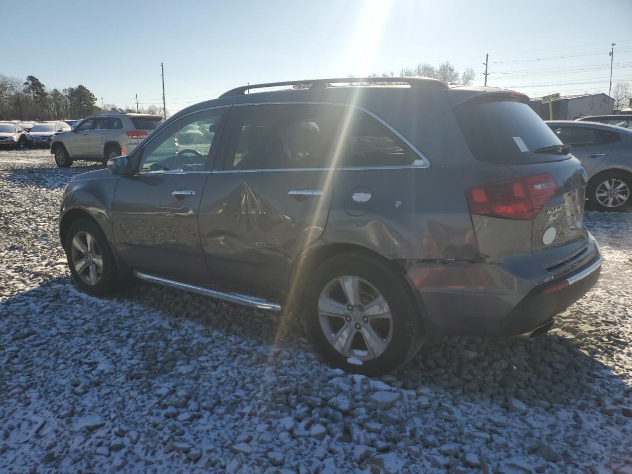 2010 Acura MDX VIN 2HNYD2H67AH521378 Copart auction photo, side / rear end damage thumbnail 2