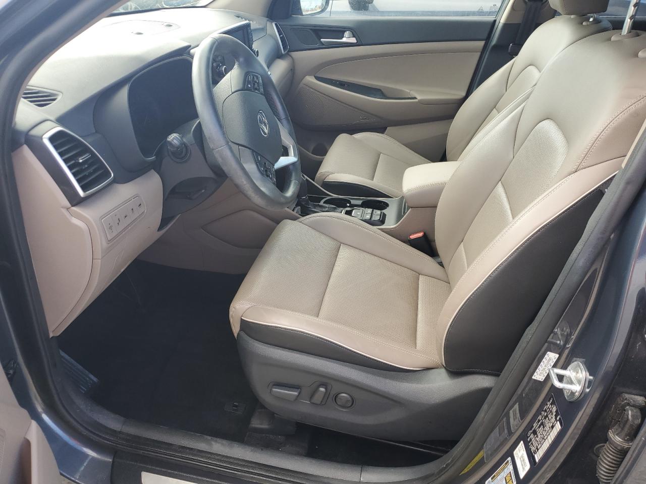2021 Hyundai Tucson VIN KM8J33AL4MU340803 Copart auction photo, water/flood damage thumbnail 7