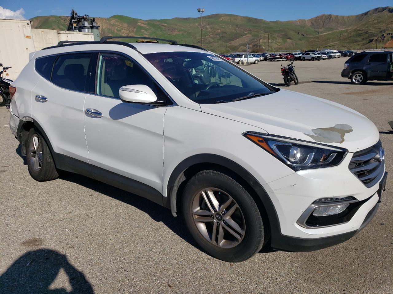 2018 Hyundai Santa Fe VIN 5NMZU3LB5JH079919 Copart auction photo, rear end damage thumbnail 4