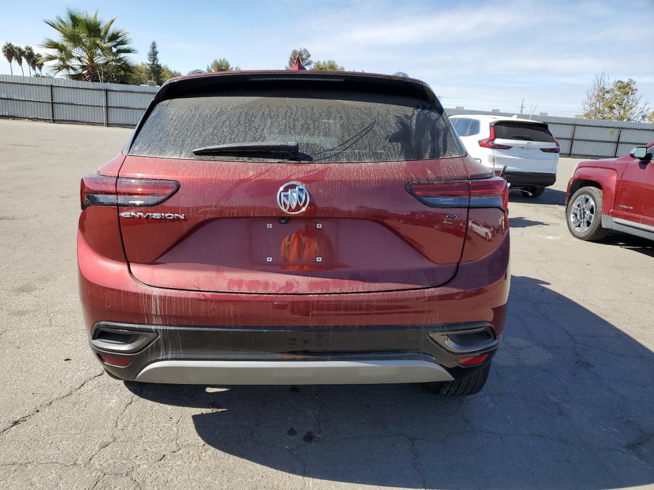 2021 Buick Envision VIN LRBAZLR44MD099985 Copart auction photo, front end / side damage thumbnail 6