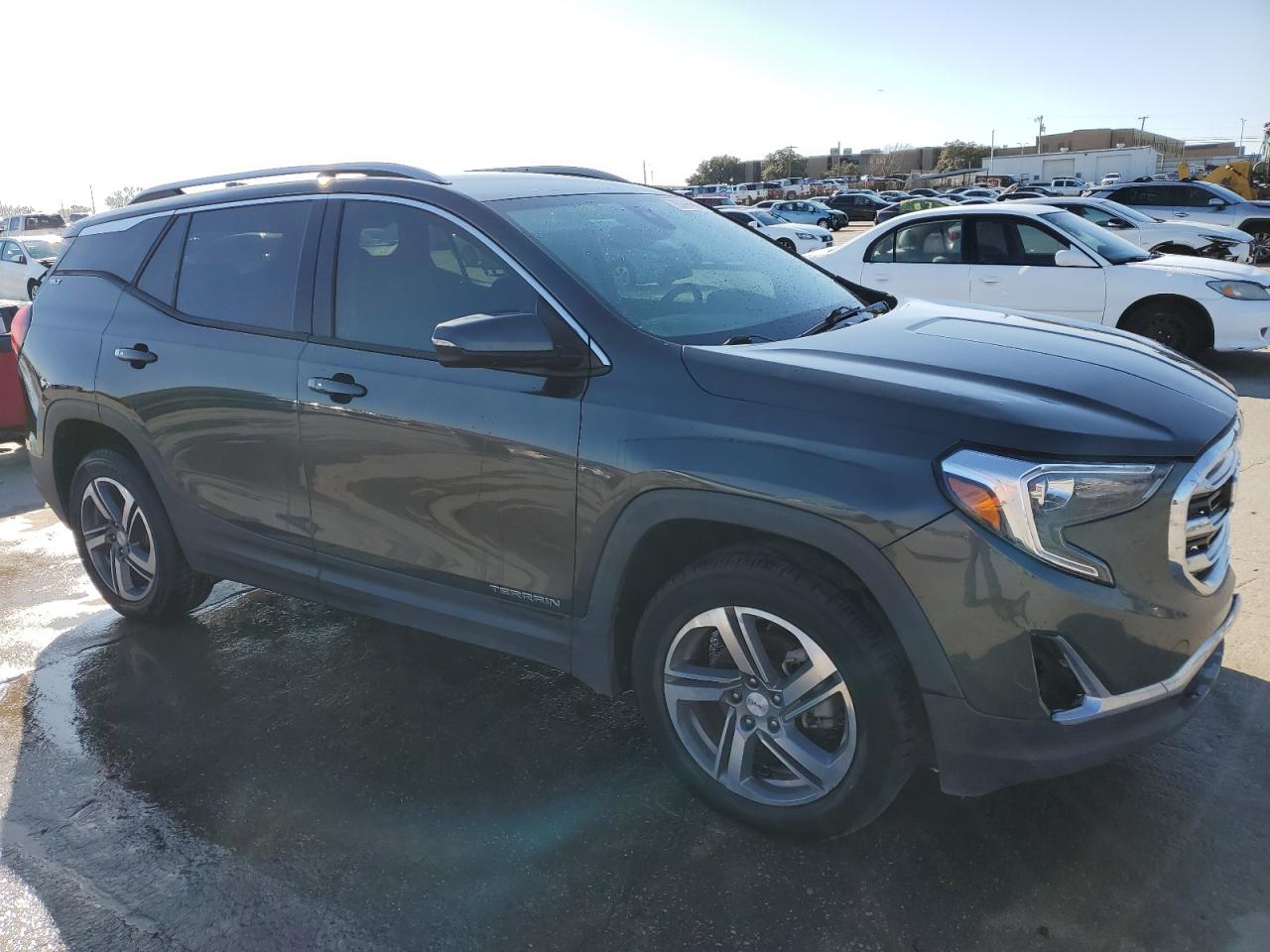 2020 GMC Terrain VIN 3GKALVEV7LL275311 Copart auction photo, front end / side damage thumbnail 4