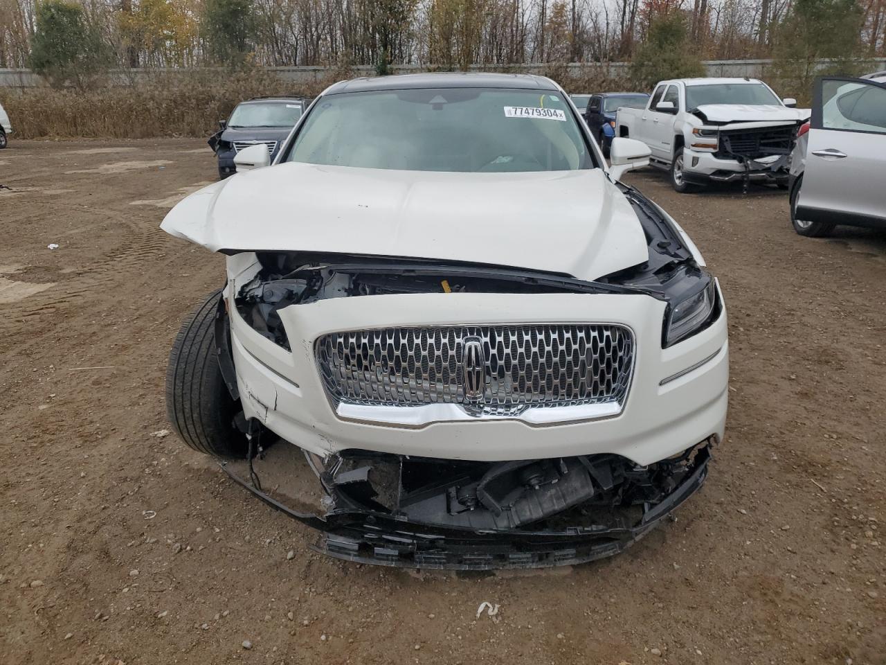 2022 Lincoln Nautilus VIN 2LMPJ8KP8NBL08544 Copart auction photo, front end / side damage thumbnail 5