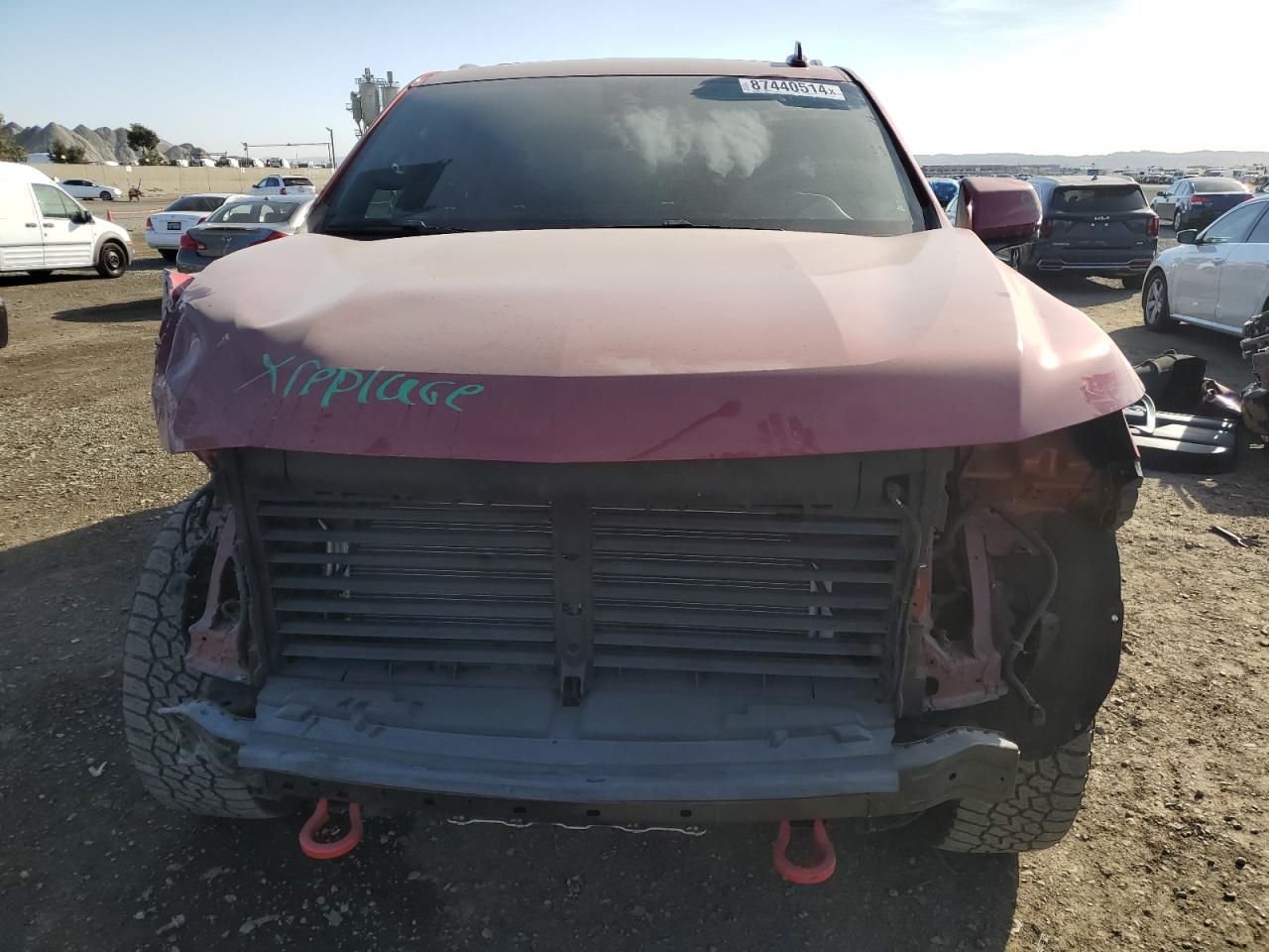 2021 Chevrolet Tahoe VIN 1GNSKPKD9MR147082 Copart auction photo, all over damage thumbnail 5