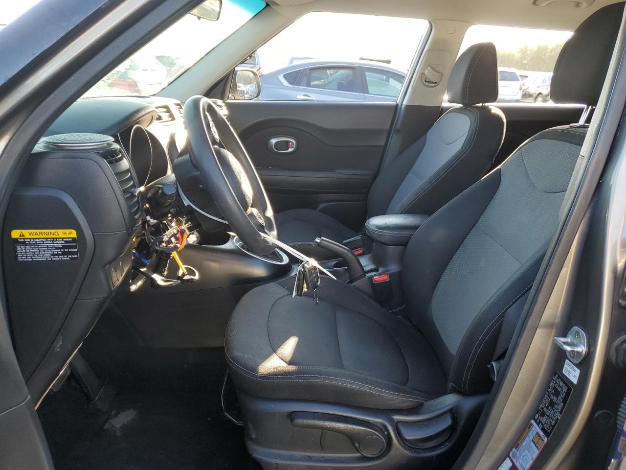2019 KIA Soul VIN KNDJP3A56K7697356 Copart auction photo, vandalism damage thumbnail 7