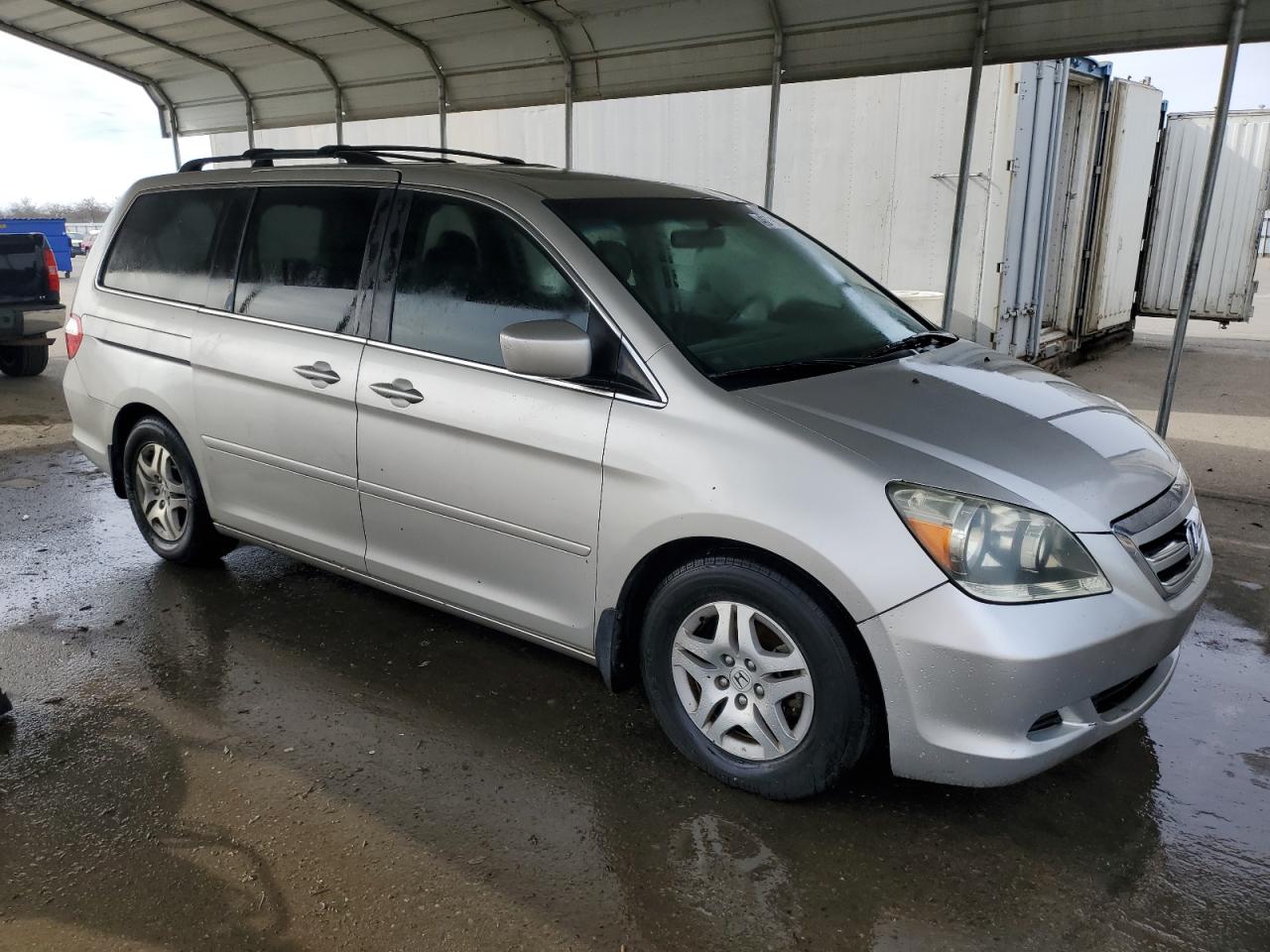 2007 Honda Odyssey VIN 5FNRL38737B446527 Copart auction photo, front end damage thumbnail 4
