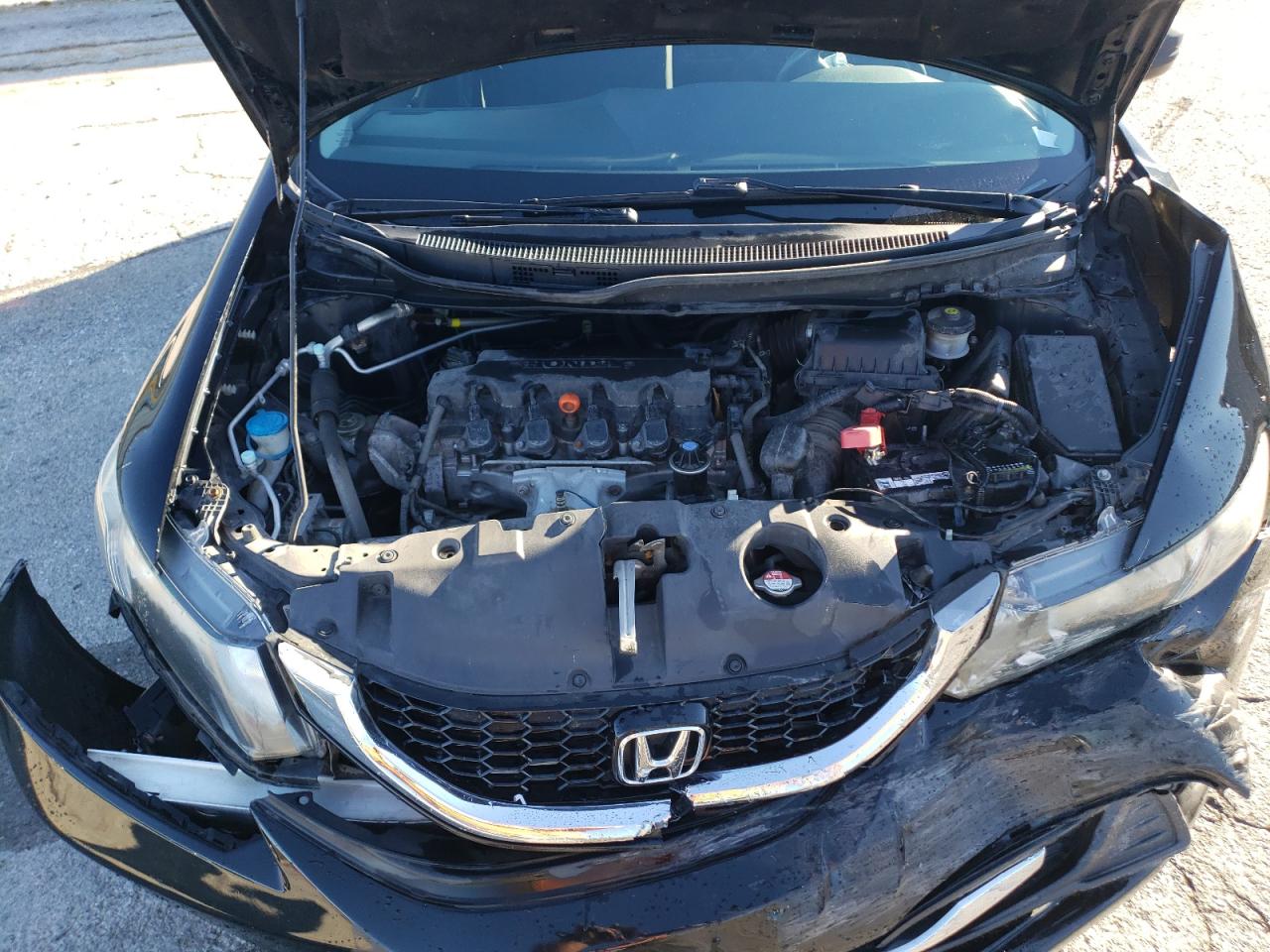 2015 Honda Civic VIN 19XFB2F85FE052446 Copart auction photo, front end damage thumbnail 11