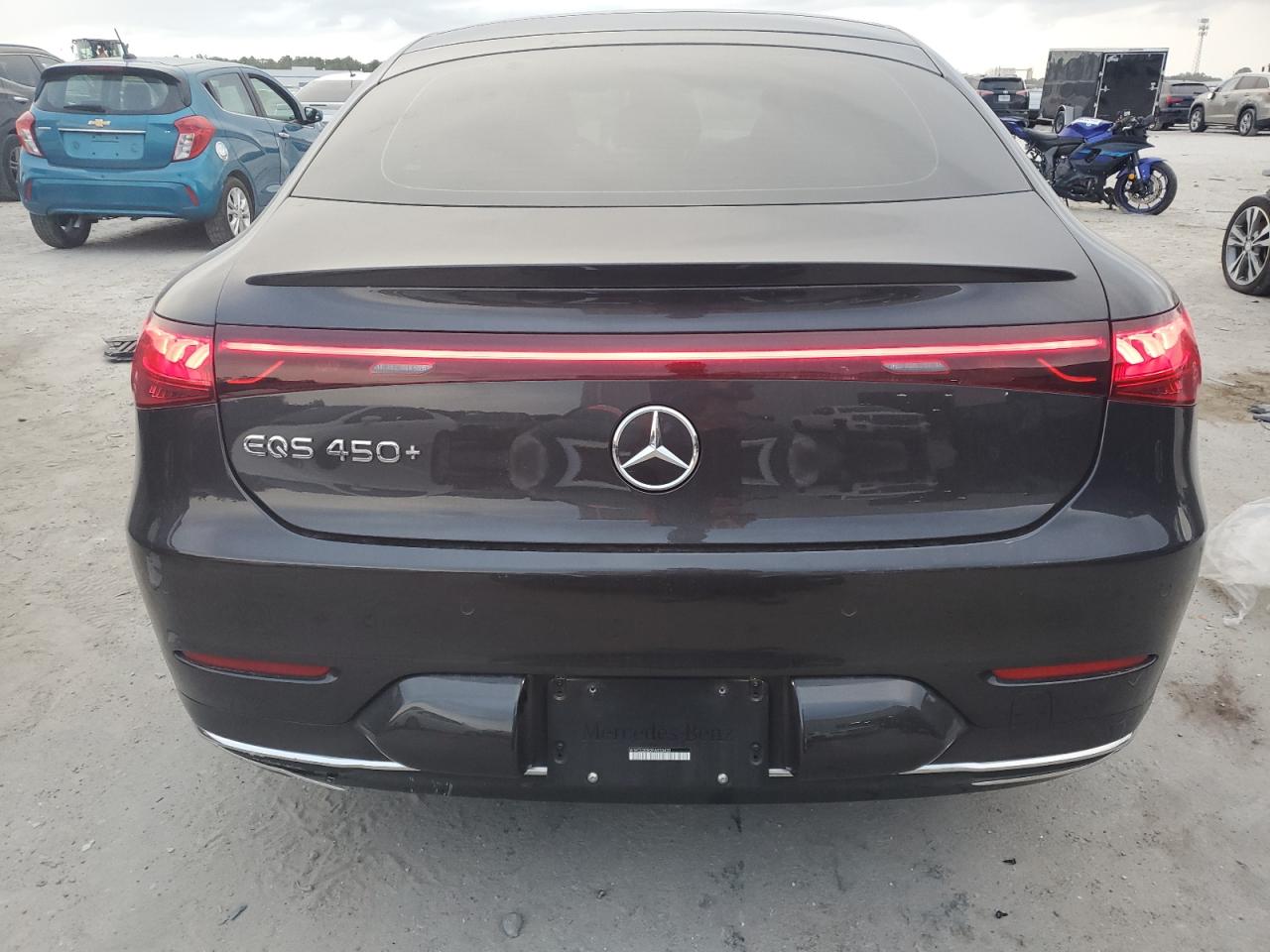 2023 Mercedes-Benz EQS VIN W1KCG2DB2PA033432 Copart auction photo, front end / side damage thumbnail 6