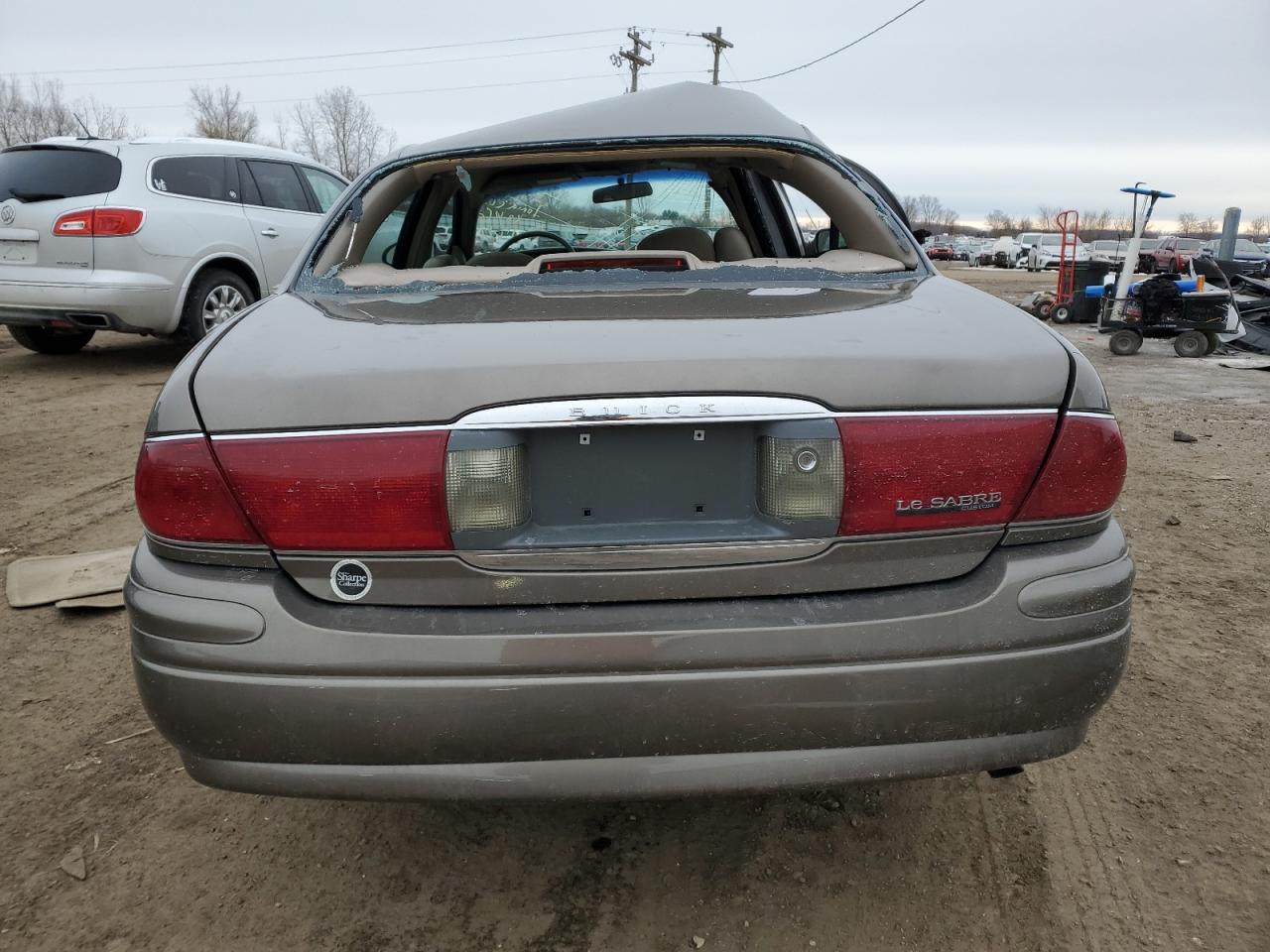 2003 Buick LeSabre VIN 1G4HP52K03U232925 Copart auction photo, side / frame damage damage thumbnail 6