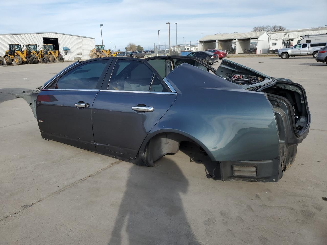 2009 Cadillac CTS VIN 1G6DN57P390145763 Copart auction photo, vandalism damage thumbnail 2