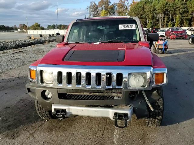 2008 Hummer H3 VIN 5GTEN13E688196729 Copart auction photo, front end / undercarriage damage thumbnail 11