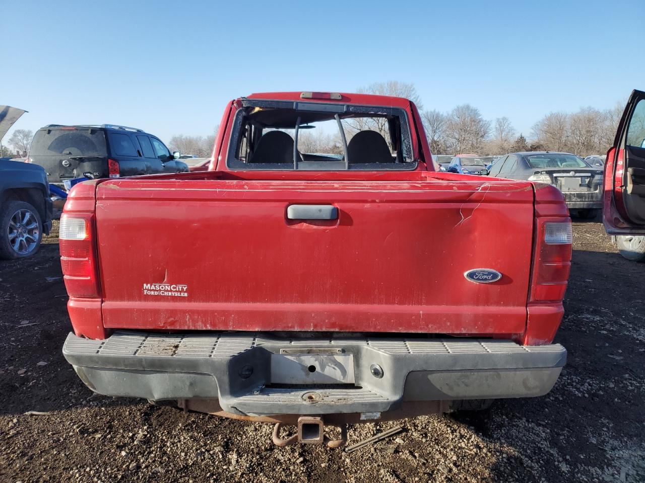 2002 Ford Ranger VIN 1FTZR45E92PA72561 Copart auction photo, all over damage thumbnail 6