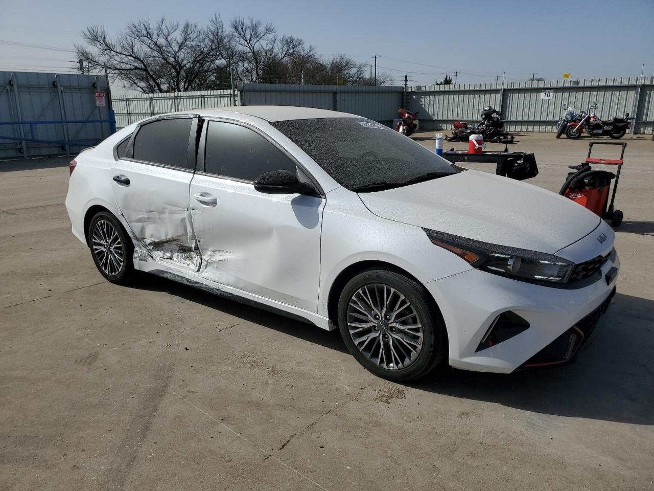 2023 KIA Forte VIN 3KPF54AD9PE651567 Copart auction photo, side / hail damage thumbnail 4