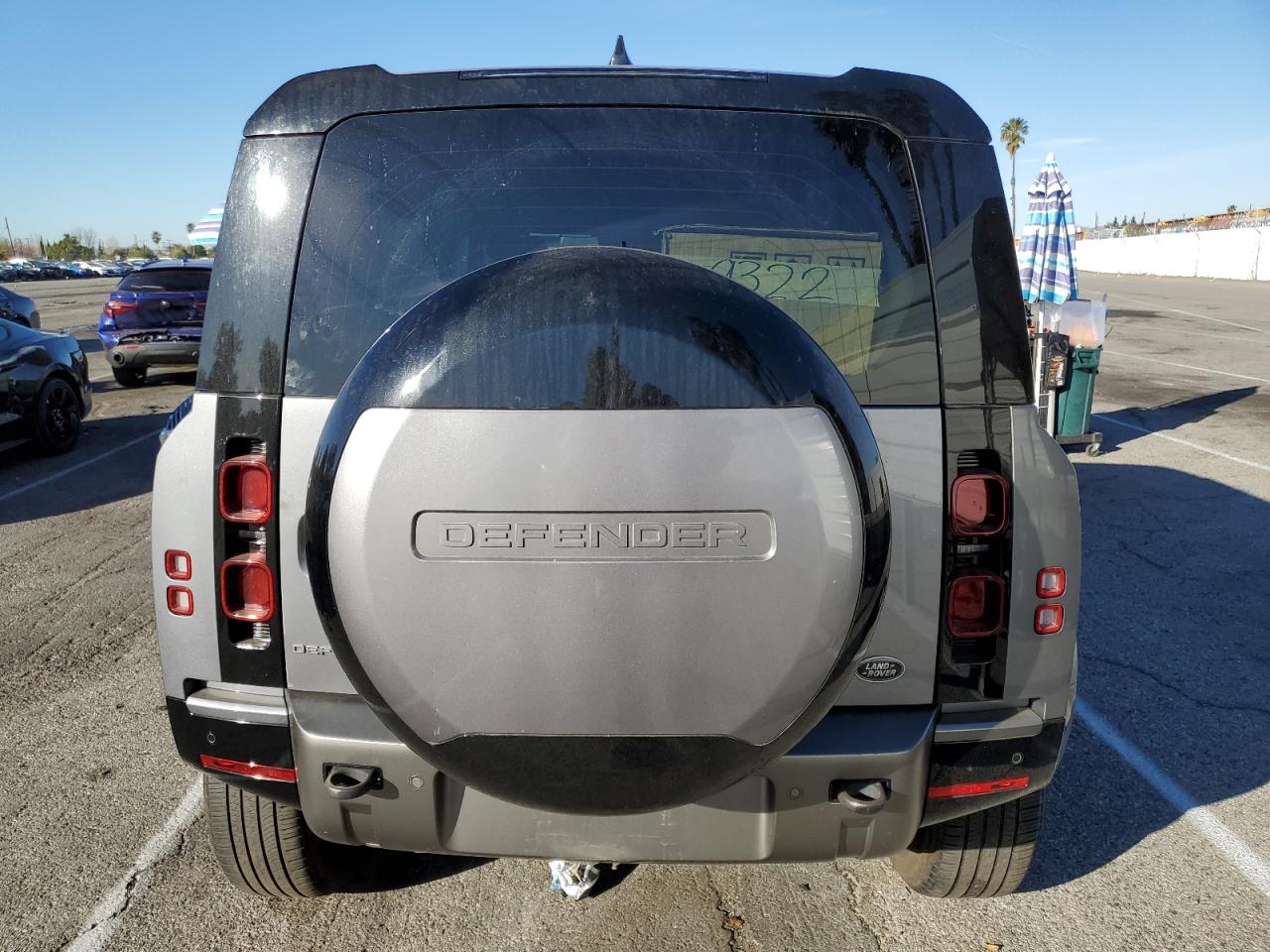 2023 Land Rover Defender VIN SALE27EU7P2225740 Copart auction photo, front end / minor dent/scratches damage thumbnail 6