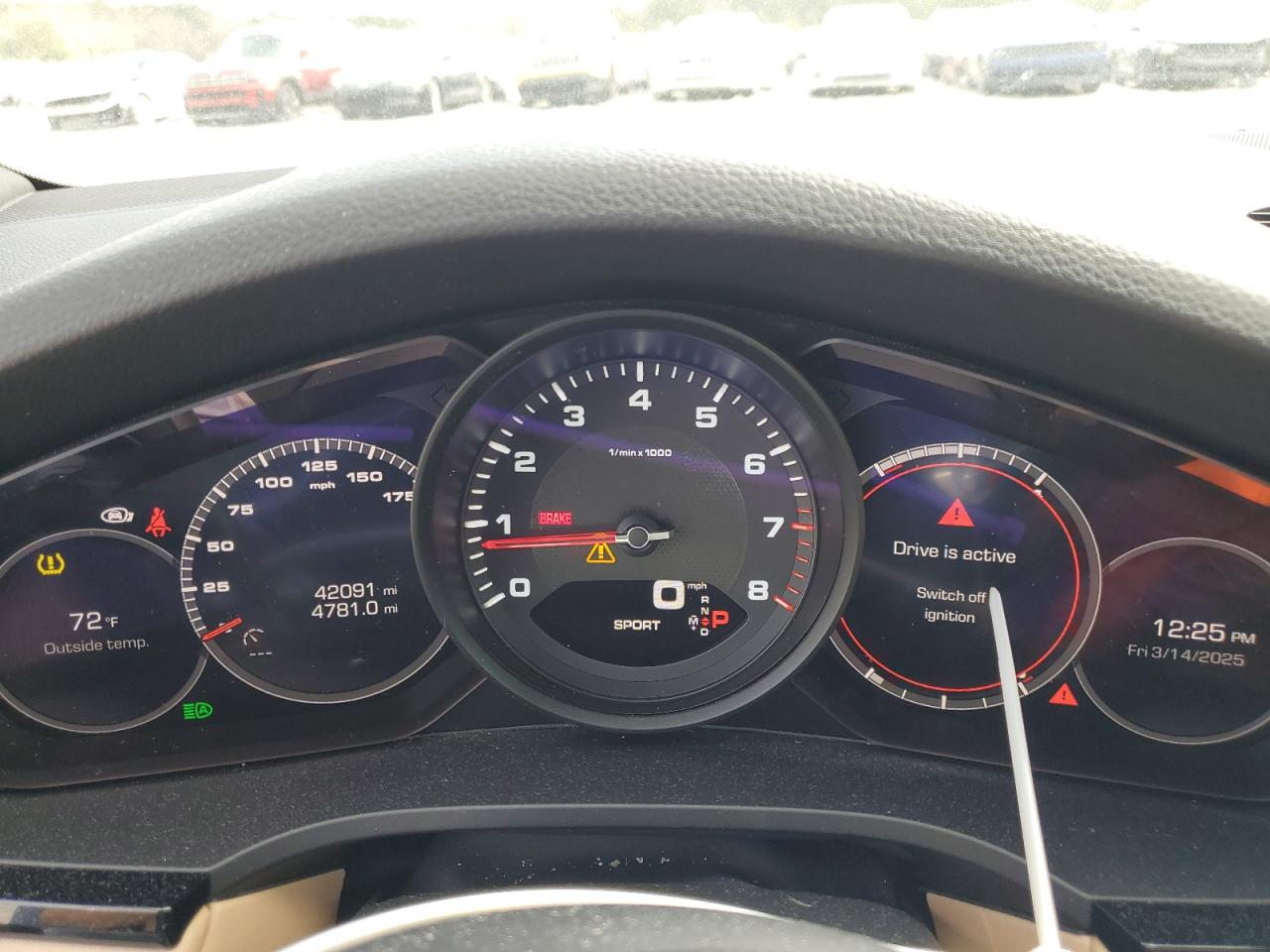 2019 Porsche Cayenne VIN WP1AA2AY3KDA12588 Copart auction photo, undercarriage damage thumbnail 9
