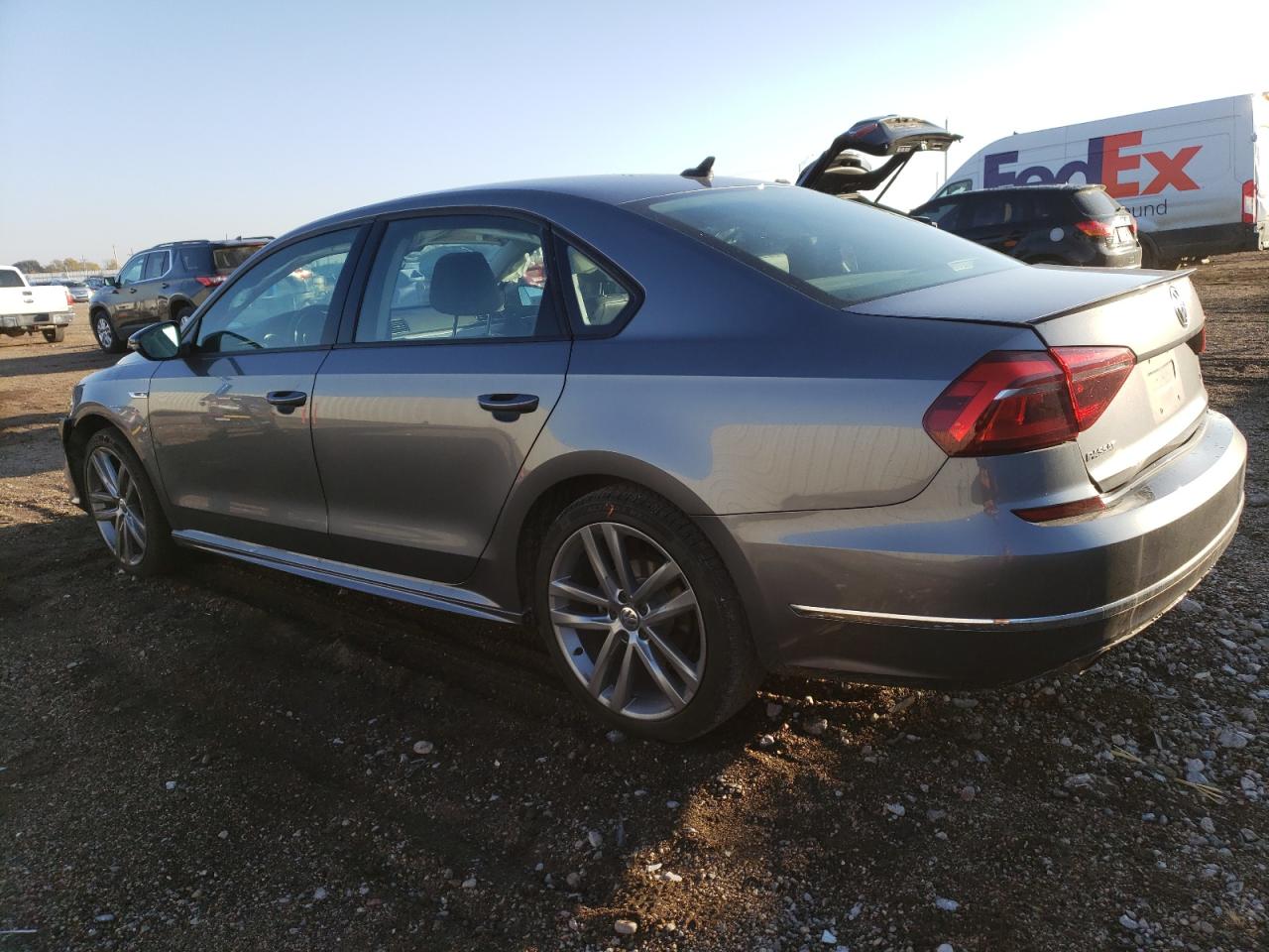 2018 Volkswagen Passat VIN 1VWAA7A37JC044464 Copart auction photo, all over damage thumbnail 2