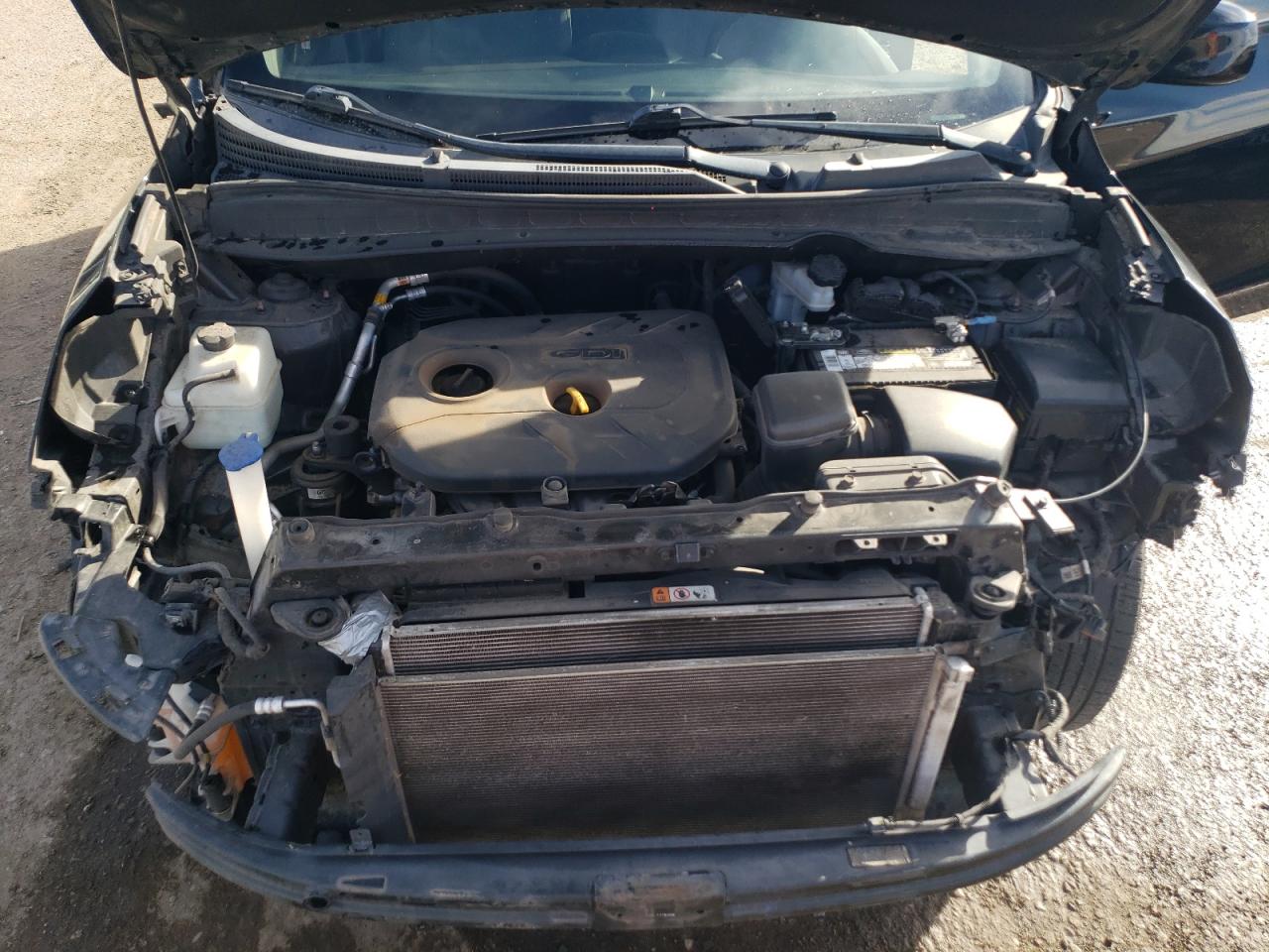 2015 Hyundai Tucson VIN KM8JT3AF3FU053076 Copart auction photo, front end damage thumbnail 12