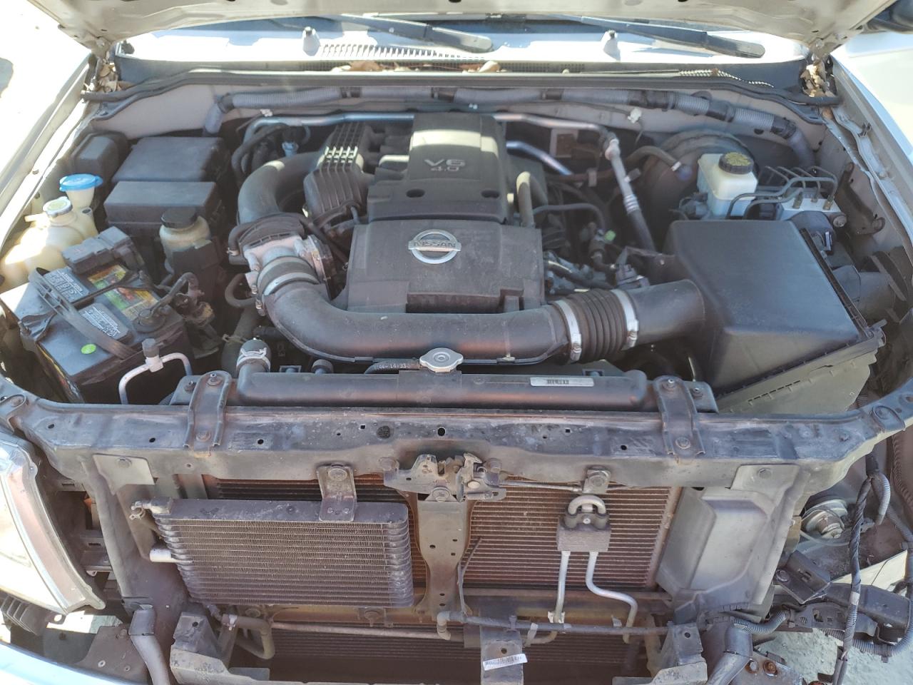2008 Nissan Navara (Frontier) VIN 1N6AD07U68C448705 Copart auction photo, front end damage thumbnail 11