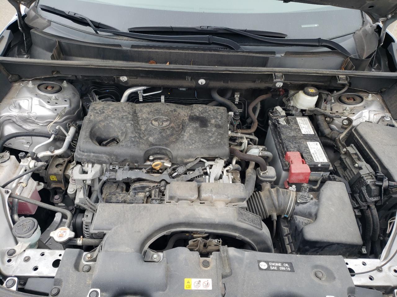 2019 Toyota RAV 4 VIN 2T3G1RFVXKC005273 Copart auction photo, front end / side damage thumbnail 12