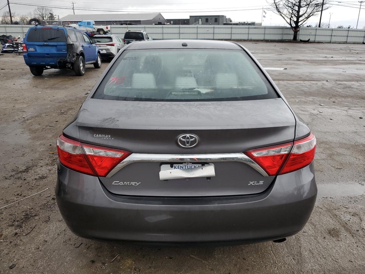 2016 Toyota Camry VIN 4T1BF1FK0GU127643 Copart auction photo, rear end / side damage thumbnail 6