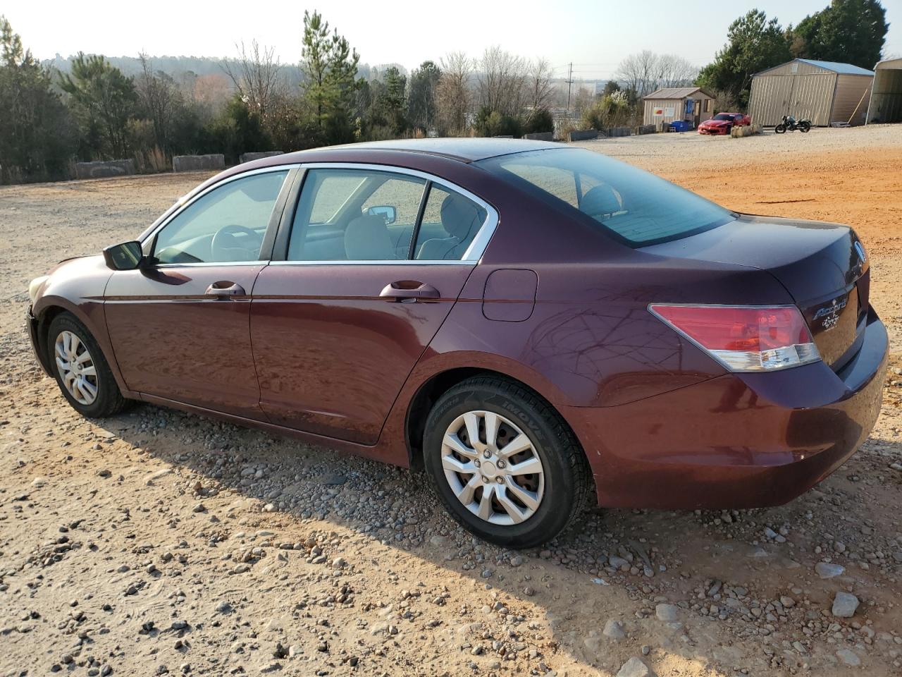 2010 Honda Accord VIN 1HGCP2F34AA037636 Copart auction photo, front end / rear end damage thumbnail 2