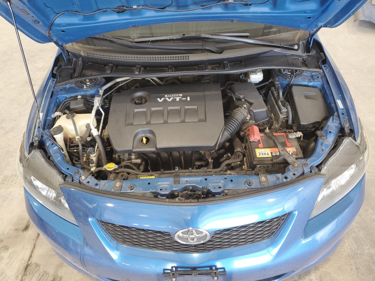 2010 Toyota Corolla VIN 1NXBU4EE0AZ309272 Copart auction photo, rear end / hail damage thumbnail 11