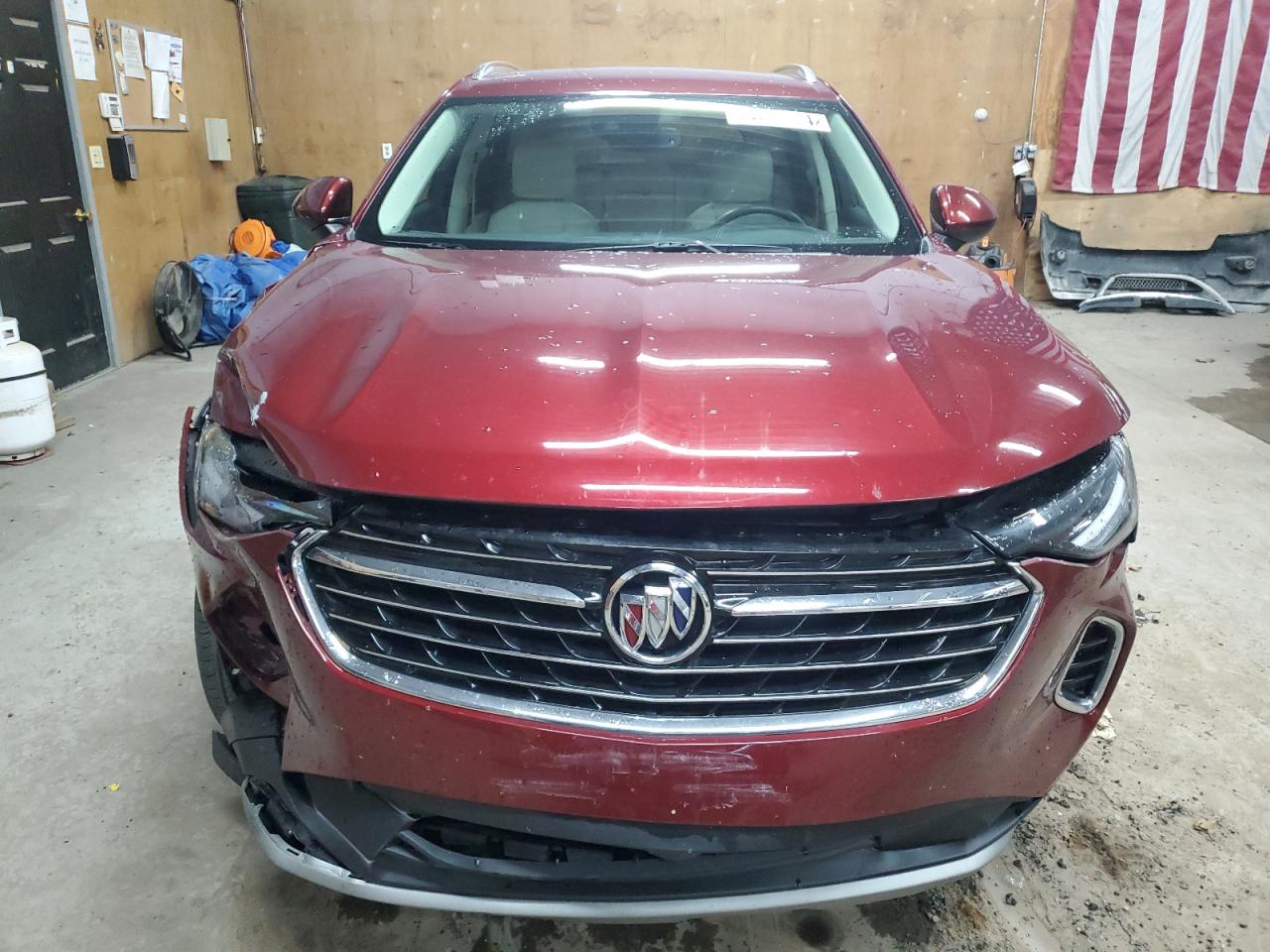2021 Buick Envision VIN LRBFZPR42MD085547 Copart auction photo, front end / minor dent/scratches damage thumbnail 5