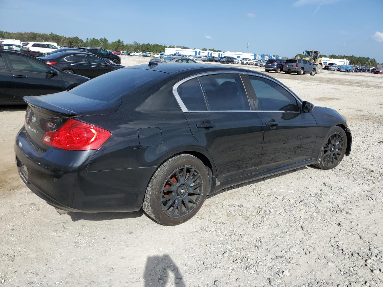 2012 Infiniti G VIN JN1CV6AP0CM623115 Copart auction photo, front end / rear end damage thumbnail 3