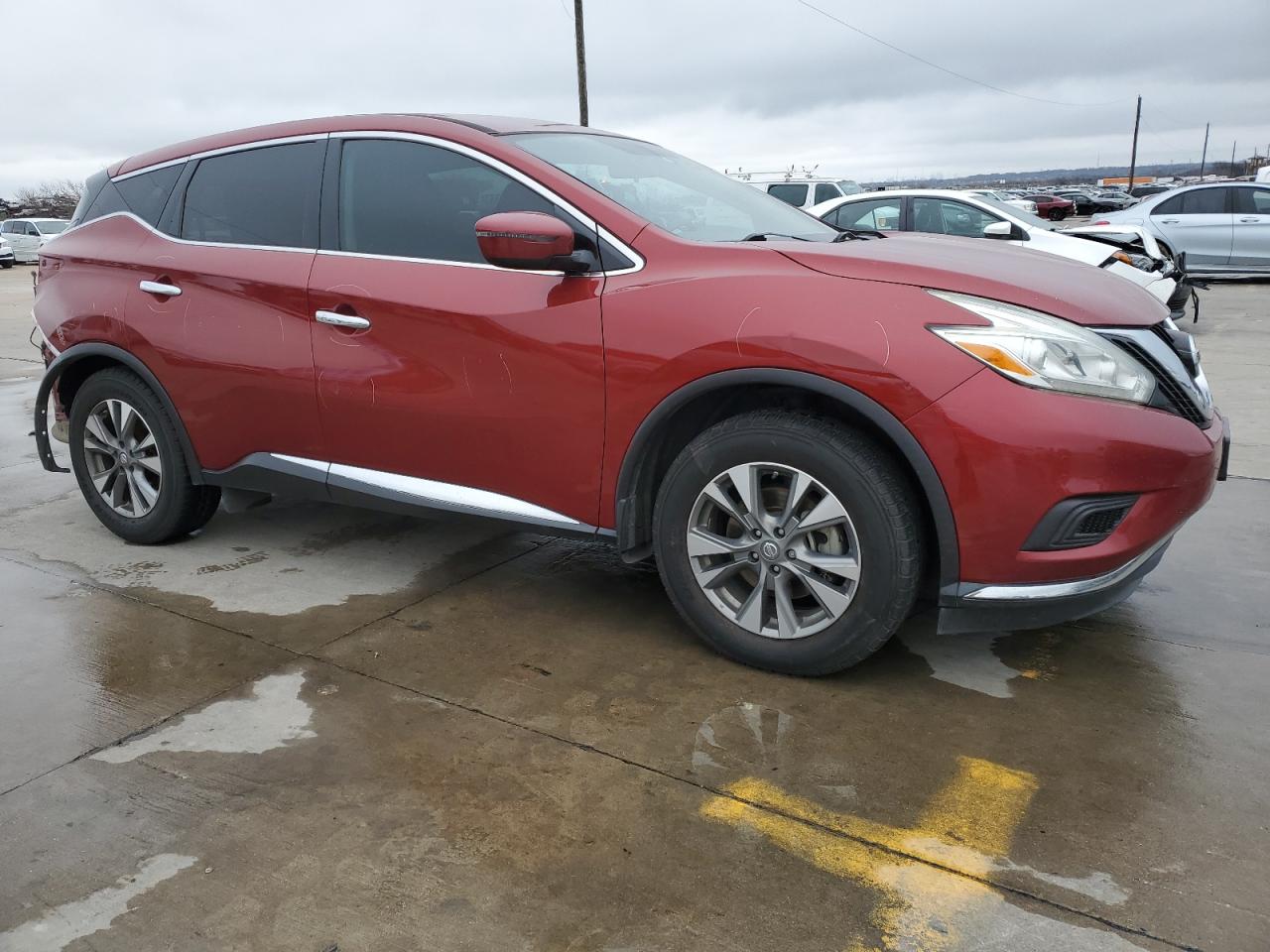 2017 Nissan Murano VIN 5N1AZ2MG2HN136850 Copart auction photo, rear end damage thumbnail 4