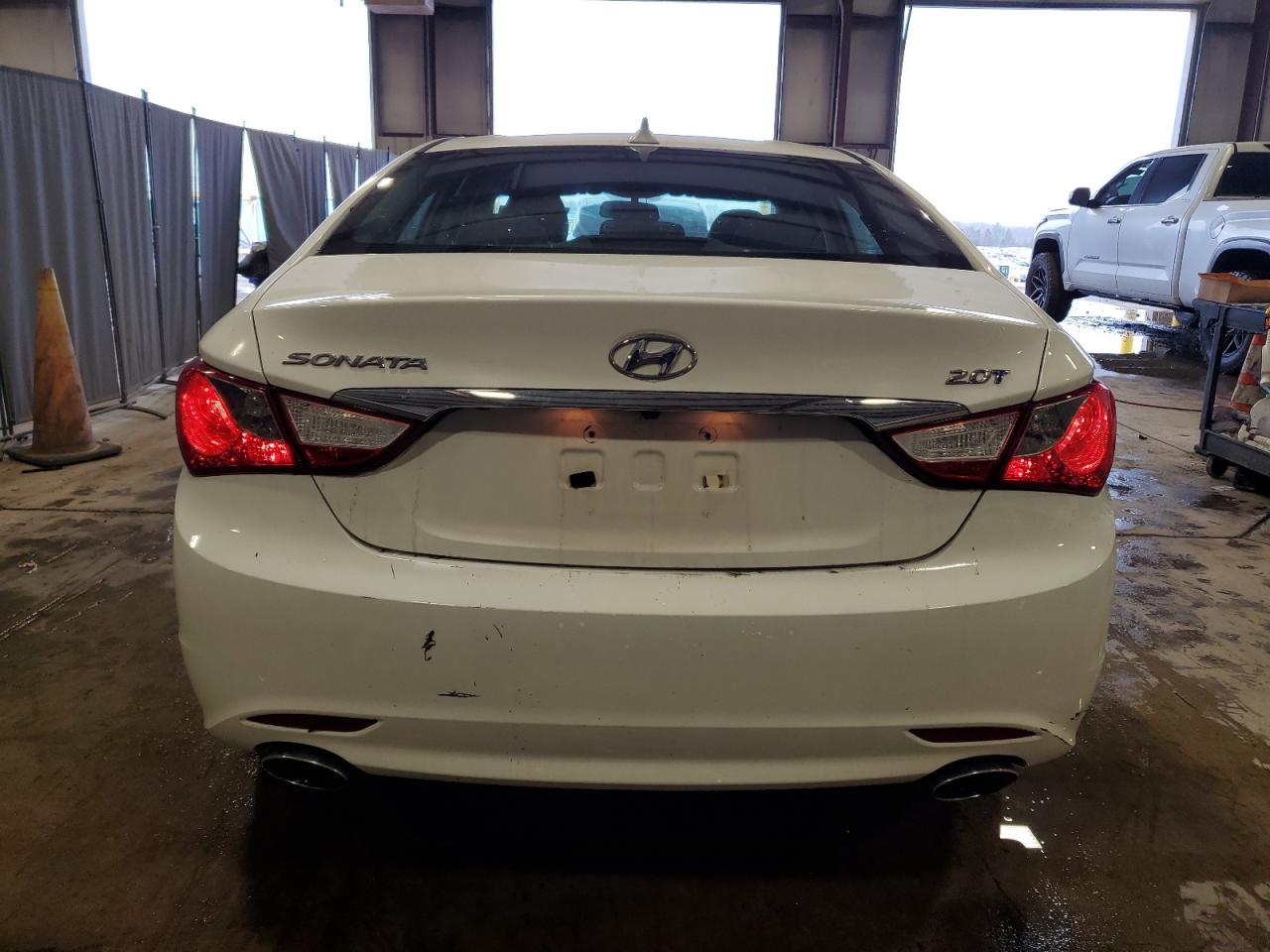 2013 Hyundai Sonata VIN 5NPEC4AB6DH805286 Copart auction photo, side / rear end damage thumbnail 6