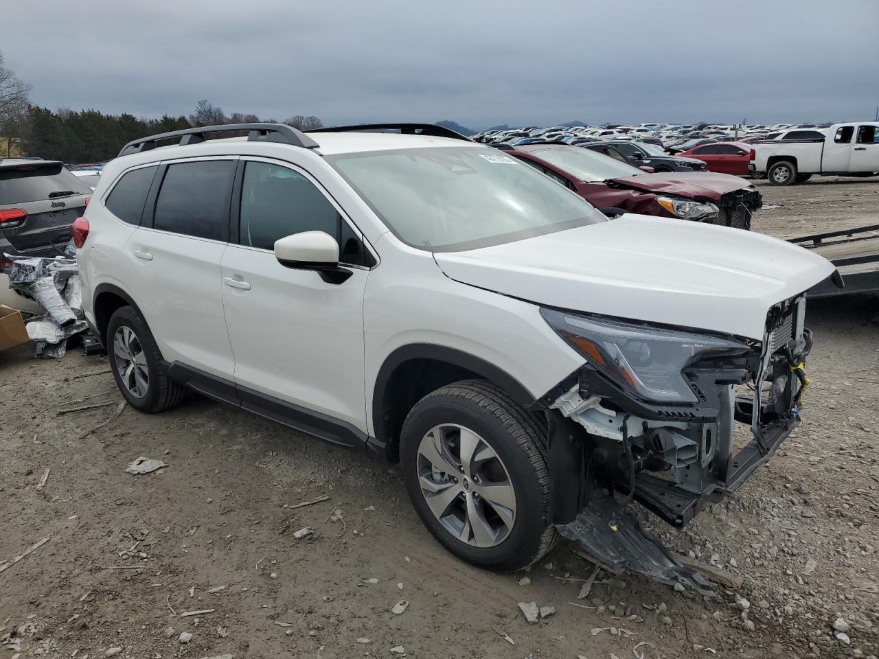 2024 Subaru Ascent VIN 4S4WMAED9R3453704 Copart auction photo, front end / rejected repair damage thumbnail 4