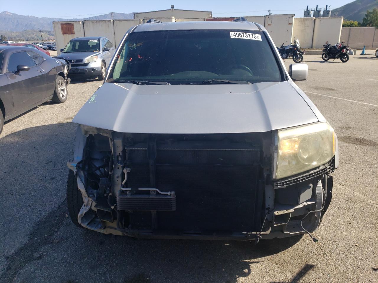 2011 Honda Pilot VIN 5FNYF3H49BB041421 Copart auction photo, front end damage thumbnail 5